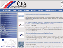 Tablet Screenshot of cefas.cz